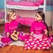 The Queen's Treasures Set of Two Pink & Purple 18 Inch Doll Sleeping Bags